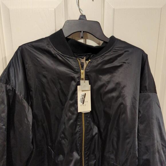 NWT a new day Bomber Jacket, Black, XXL - Picture 2 of 5